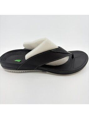 Kuru Kala 2 Womens Size 12 Black Beach Walking Outdoor Flip Flop Thong Sandals